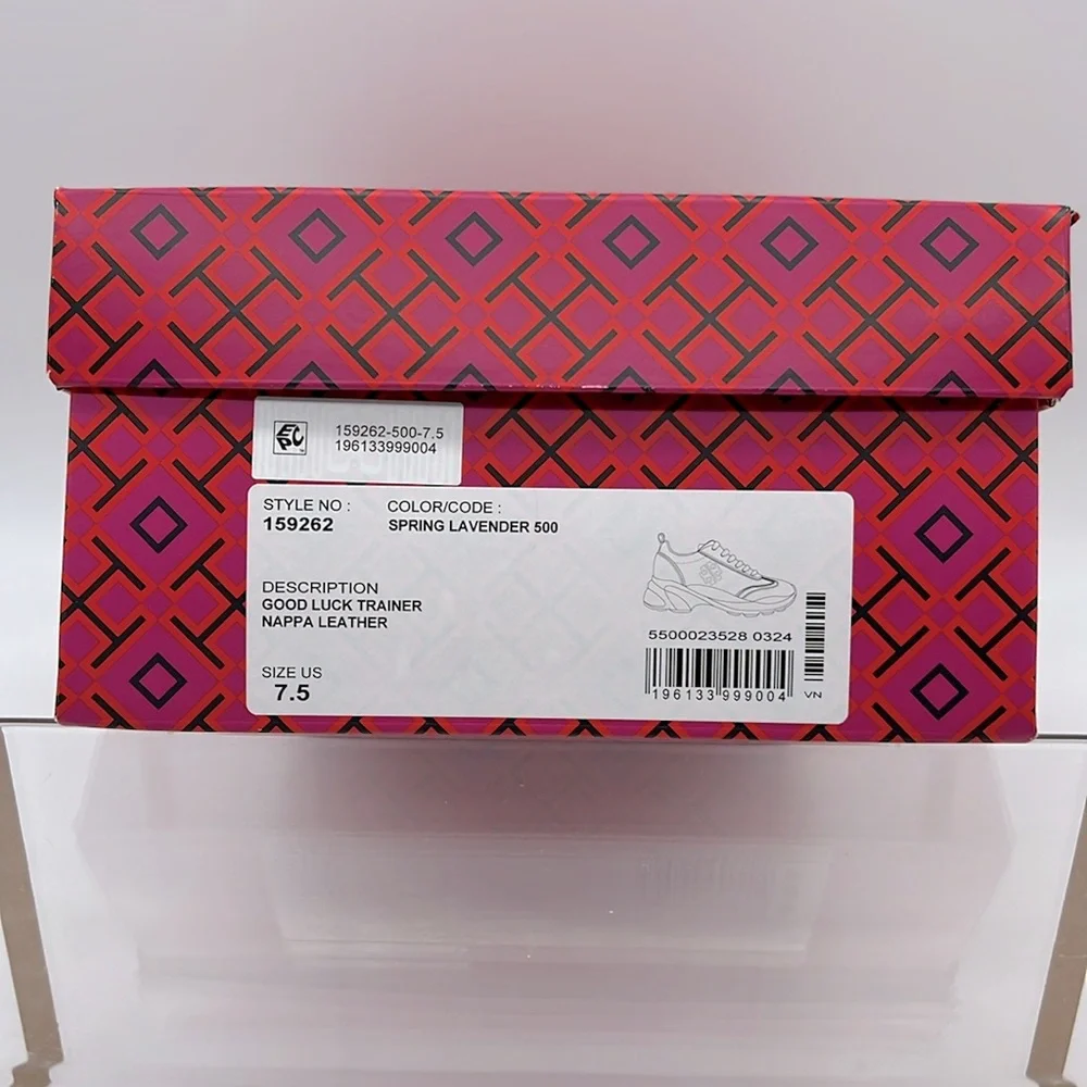 Tory Burch Good Luck Trainer Spring Lavender